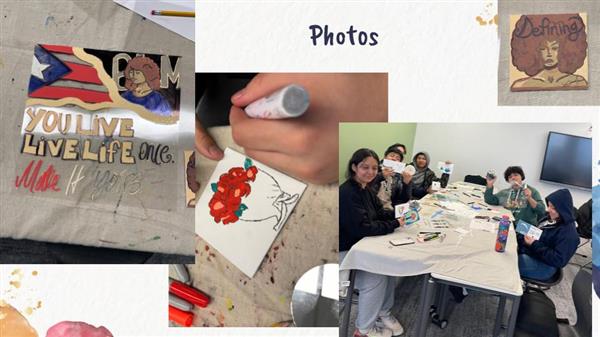 Slide with photos in information about Acceleration Academy at CHS - February 2024